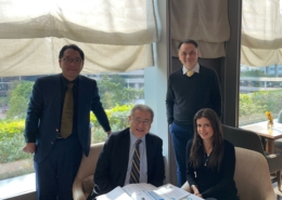 聯達行黃齊元董事長與Eco Wave Power CEO Inna Braverman